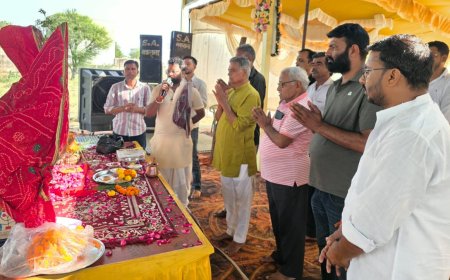 पूजा अर्चना और गणेश वंदना के साथ पांच दिवसीय ख़डी सप्ताह का हुआ शुभारम्भ