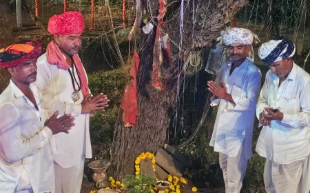 बाड़िया भैरूनाथ मंदिर में भव्य भजन संध्या 'एक शाम श्री खेजड़ा भैरूनाथ पीपली का श्याम के नाम' संपन्न, उमड़ा आस्था का सैलाब