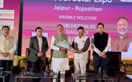 राजस्थान में सौर ऊर्जा और बैटरी स्टोरेज के विस्तार पर मंथन, जयपुर में जुटे उद्योग जगत के दिग्गज; 100 से ज्यादा ब्रांड्स और 5000 से ज्यादा लोगो ने एक्सपो विजिट किया