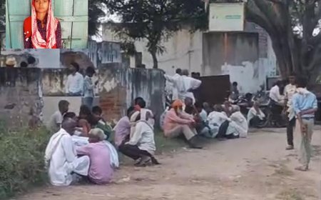 शादी की तैयारियों के बीच मातम: गोविंदगढ़ में थ्रेसर की बेल्ट में फंसकर युवती की मौत, दो महीने बाद होनी थी शादी