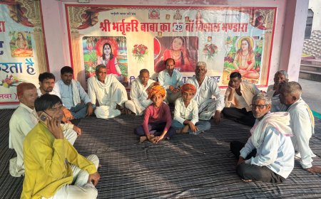 आस्था और सेवा का अद्भुत संगम: बाबा भर्तृहरि की अखंड ज्योत के दर्शन संग सकट में 5 दिवसीय विशाल भंडारे का समापन