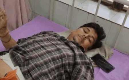 अलवर में बिजली ठीक करने चढ़ा लाइनमैन 11 KV लाइन की चपेट में आया, 15 फीट की ऊंचाई से गिरा; JEN पर लापरवाही का आरोप