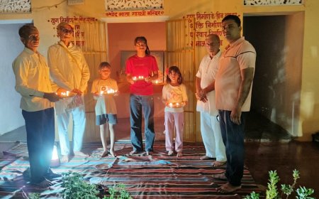 उदयपुरवाटी में राष्ट्रसुख, समृद्धि और विश्व शांति के लिए गायत्री मंत्र जाप एवं दीप यज्ञ आयोजित