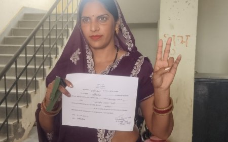बड़ौदामेव नगरपालिका अध्यक्ष पद पर भाजपा का कब्जा: निर्दलीय कविता देवी बनीं पालिकाध्यक्ष, कांग्रेस की सुकमा देवी को 2 वोटों से हराया