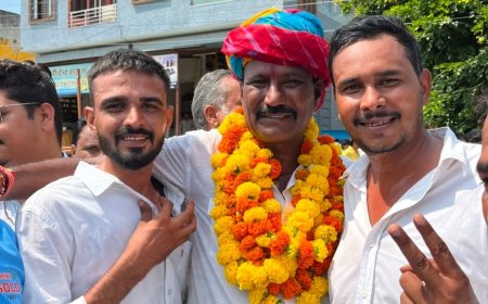 शाहपुरा नगर पालिका में कांग्रेस का परचम: 1 वोट से रोमांचक जीत दर्ज कर रमेश सेन बने पालिकाध्यक्ष