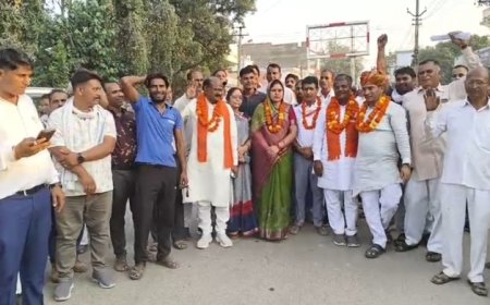 राजगढ़ नगरपालिका में भाजपा का परचम: अध्यक्ष के बाद उपाध्यक्ष पद पर भी जमाया कब्जा, डॉ. सर्वेश सैनी 4 वोटों से विजयी
