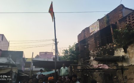 आदर्श कला मंडल ने विधि-विधान से किया बल्ली पूजन, रामलीला मंचन की तैयारियां शुरू; कलाकारों व नागरिकों में उत्साह