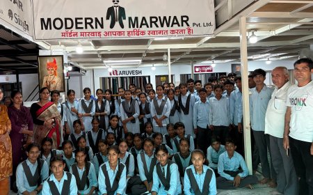 व्यावसायिक शिक्षा के तहत विद्यार्थियों ने किया जोधपुर भ्रमण: मॉडर्न मारवाड़ में जानी टेक्सटाइल तकनीक, साइंस पार्क में सीखे विज्ञान के अनुभव