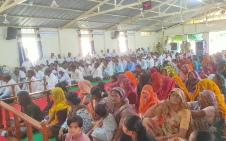 राजगढ़ में भव्य संयोजक स्तरीय संत समागम आयोजित: बड़ी संख्या में उमड़े श्रद्धालु, सतगुरु के वचनों का लिया आनंद