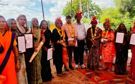विकसित भारत जनसेवा अभियान: भरतपुर में तीन दिवसीय 'आंगन मिलन सेवा कार्यक्रम' की भव्य शुरुआत; आंगनबाड़ी कार्यकर्ताओं का हुआ सम्मान