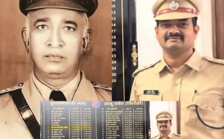 '44 साल, एक ही कुर्सी और दो पीढ़ियां': माउंट आबू DSP दफ्तर के ऑनर बोर्ड पर दर्ज हुआ दादा-पोते का अनोखा संयोग