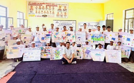 विश्व मानक दिवस पर राजकीय उच्च माध्यमिक विद्यालय नूरपुर में हुई पोस्टर प्रतियोगिता; विद्यार्थियों ने दी स्वच्छ ऊर्जा की सीख
