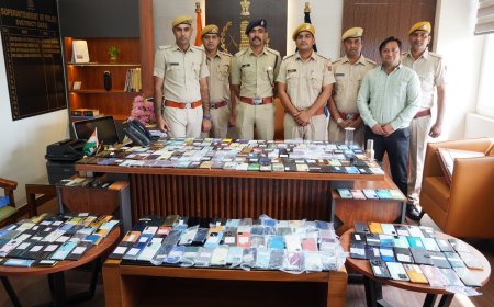 डीग पुलिस का 'ऑपरेशन मुस्कान': 2 महीने में 2 करोड़ रुपए मूल्य के 426 गुमशुदा मोबाइल बरामद कर लोगों को लौटाए