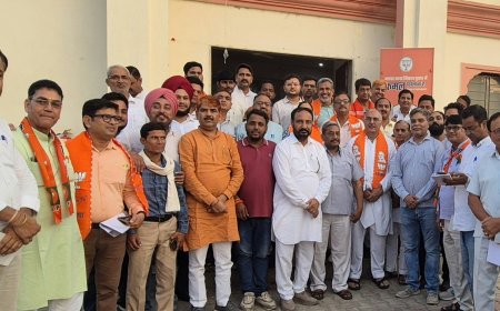 पंचायती राज चुनाव 2026 की बिसात: प्रदेश प्रभारी संजय भाटिया की मौजूदगी में अलवर भाजपा में मंथन, विधायक सुखवंत सिंह ने की सहभागिता
