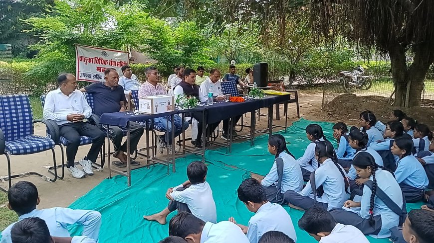 महुवा में ट्रांसफॉर्मेटिव ट्यूजडे के तहत विधिक जागरूकता शिविर आयोजित