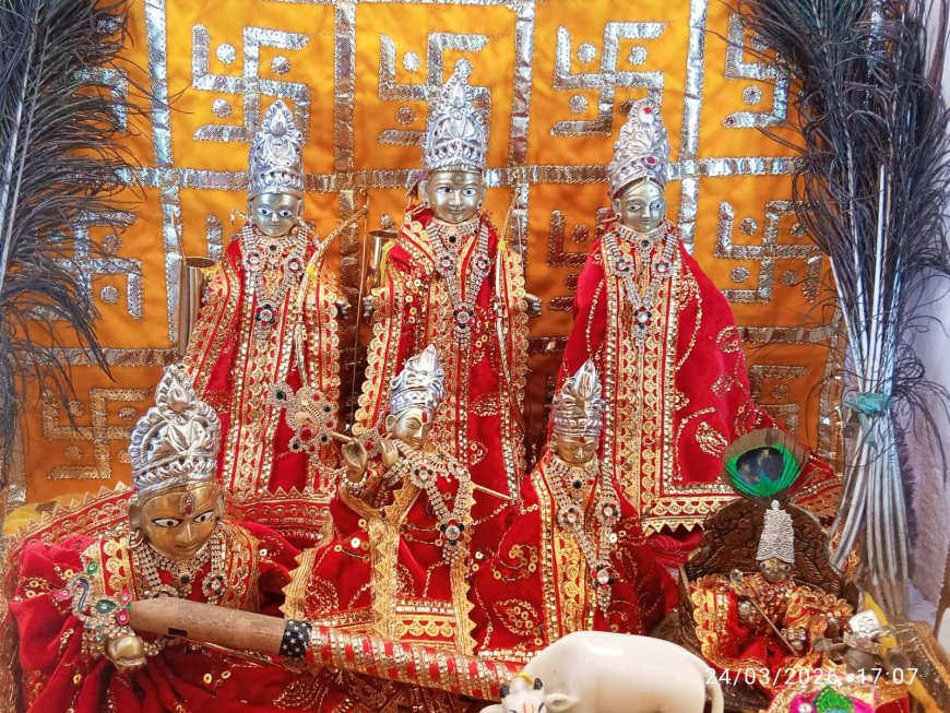 राजगढ़ में जन्माष्टमी की धूम: सीताराम ठाकुरजी मंदिर में सजेंगे भजनों के दरबार, मध्यरात्रि को लगेगा महाभोग