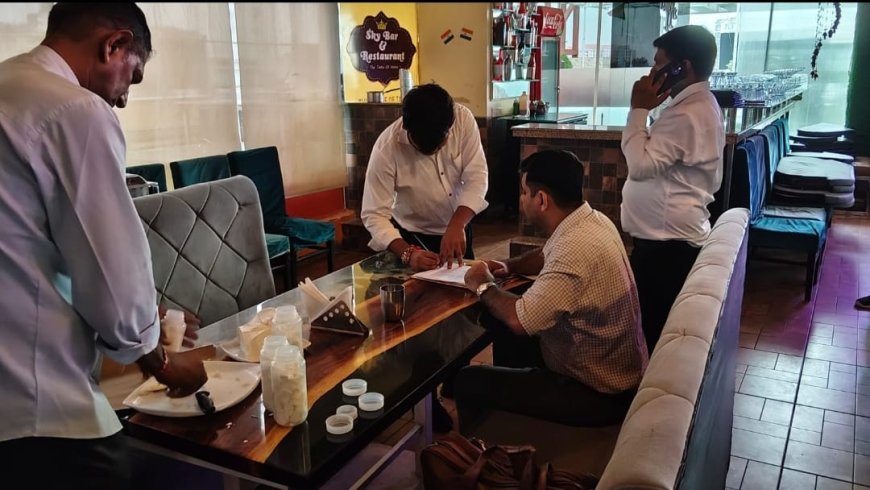 खाद्य सुरक्षा विभाग ने टपूकड़ा एवं भिवाड़ी में लिए खाद्य पदार्थों के नमूने