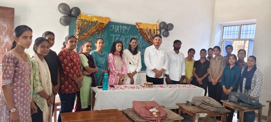 उदयपुरवाटी में शिक्षक दिवस की धूम: मनसा कन्या महाविद्यालय और सीपीएस स्कूल में हुए विविध आयोजन