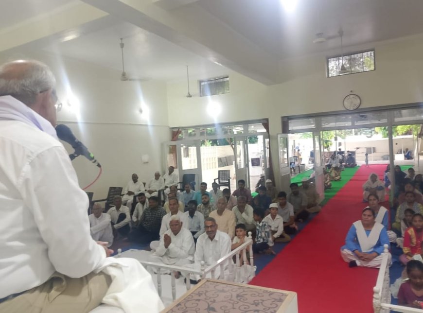 सत्संग भवन में उमड़ा श्रद्धा का सैलाब: निरंकारी मंडल के उप प्रधान ने दिया समय के सदुपयोग और आत्म-कल्याण का संदेश