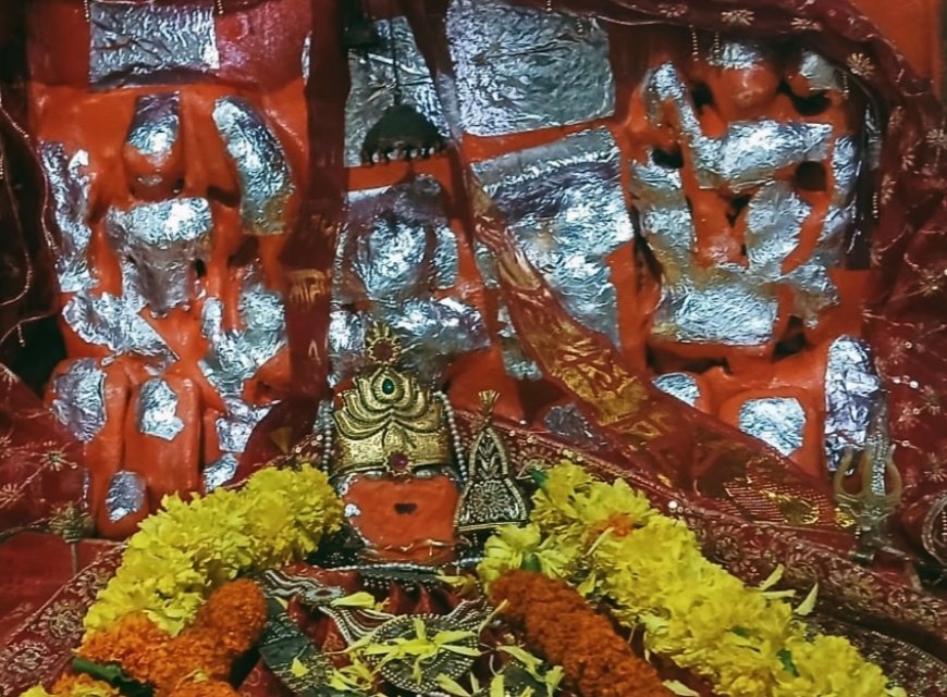 जोनेटा में गूंजे मंशा माता के जयकारे: मंदिर गुम्बद का हुआ मुहूर्त, ढोल-नगाड़ों और डीजे के साथ निकली 3 KM लंबी ध्वज यात्रा