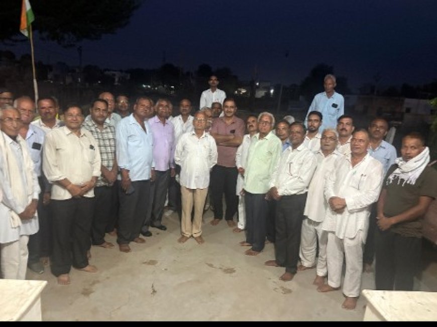 शिक्षक दिवस पर बड़ागांव में शिक्षकों का भव्य सम्मान: सिद्धेश्वर महादेव मंदिर प्रांगण में जुटा वर्तमान व सेवानिवृत्त शिक्षकों का कुंभ