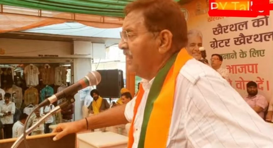 अवैध कब्जों पर चलेगा 'योगी जैसा बुलडोजर:भाजपा के अंतिम दिन के रोड शो में गरजे रामहेत यादव