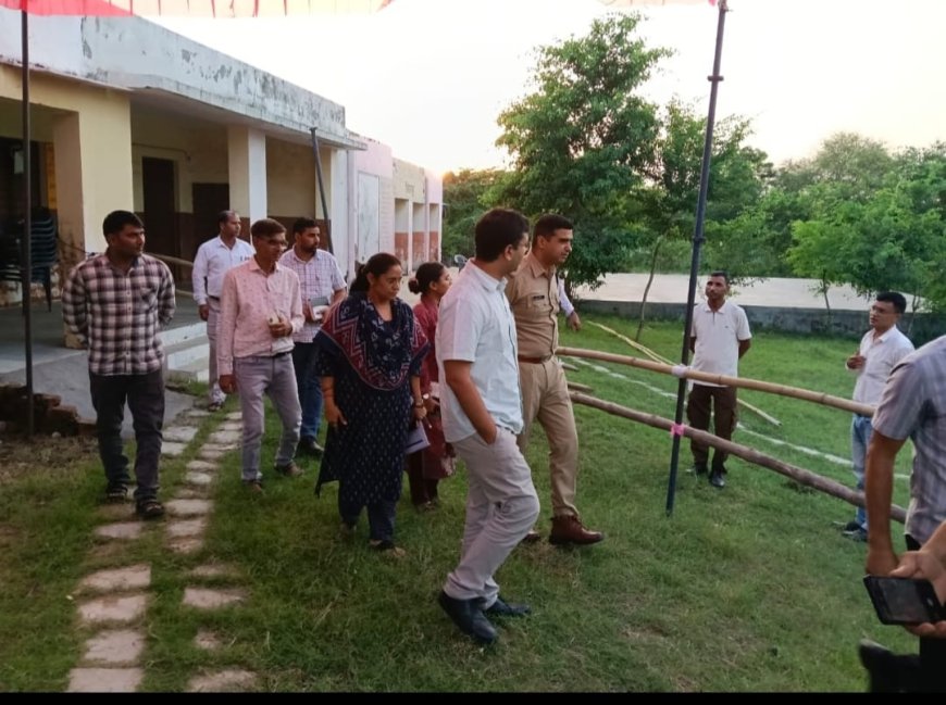 निकाय चुनाव 2026: जिला निर्वाचन अधिकारी अतुल प्रकाश ने लिया भिवाड़ी के 9 मतदान केंद्रों का जायजा, दिए सख्त निर्देश