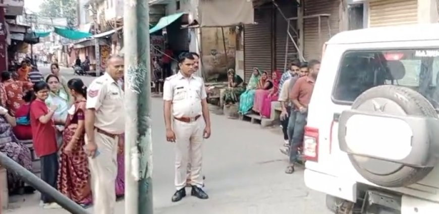 हाई मास्क लाइटों से जगमगाया गणेश चौक, ग्रामीणों को मिली राहत