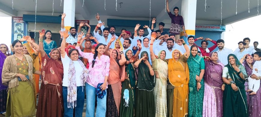 पालरा से मियाला धाम के लिए रवाना हुआ सेन समाज का भव्य नेजा; आंजना महादेव में एक माह का 'राम रसोड़ा' संपन्न