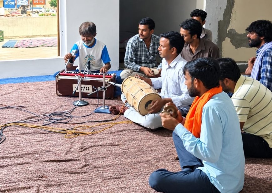 बुगाला में संत चरणदास महाराज की जयंती धूमधाम से मनाई, हुआ रात्रि जागरण