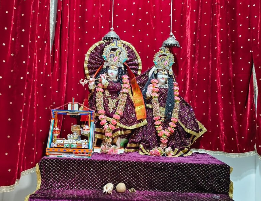 राधा अष्टमी पर श्री श्याम मंदिर में गूंजे राधा रानी के जयकारे, भजनों पर झूमे श्रद्धालु