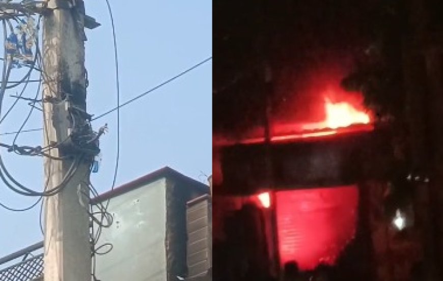 अलवर में भीषण अग्निकांड: रामनगर कॉलोनी में आग ने पूरे मकान को बनाया राख, 30 लाख का नुकसान