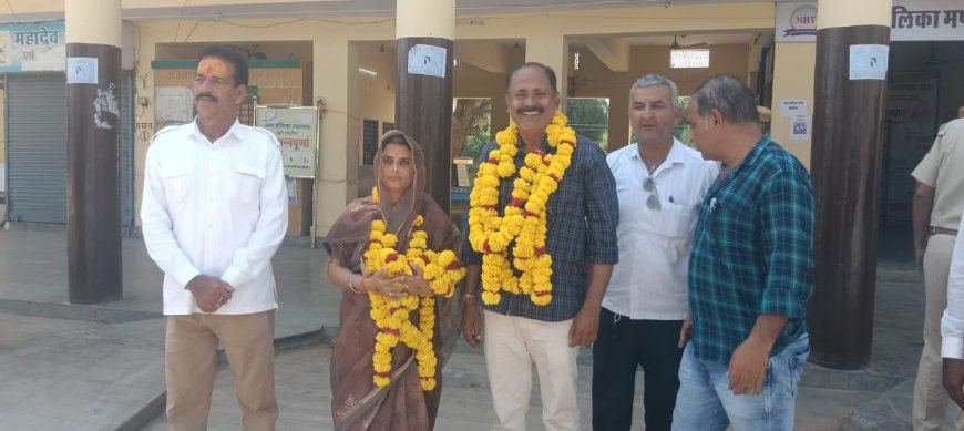 तखतगढ़ नगर पालिका: भाजपा की जय श्री नामा बनीं अध्यक्ष, कांग्रेस प्रत्याशी को 3 मतों से हराया