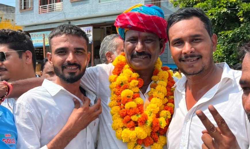 शाहपुरा नगर पालिका में कांग्रेस का परचम: 1 वोट से रोमांचक जीत दर्ज कर रमेश सेन बने पालिकाध्यक्ष