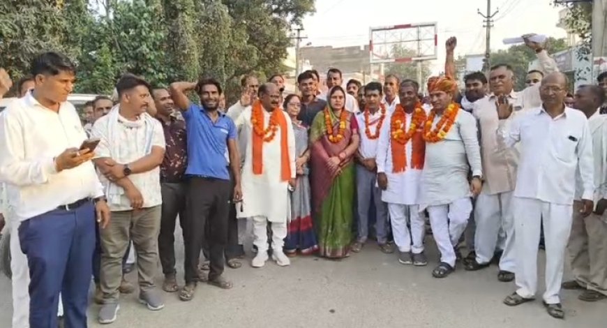 राजगढ़ नगरपालिका में भाजपा का परचम: अध्यक्ष के बाद उपाध्यक्ष पद पर भी जमाया कब्जा, डॉ. सर्वेश सैनी 4 वोटों से विजयी