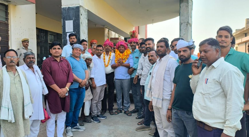 गोविंदगढ़ रामबास पालिका में भाजपा का 'क्लीन स्वीप': निर्दलीयों के समर्थन से महेंद्र सैनी 15 वोटों के भारी अंतर से बने उपाध्यक्ष