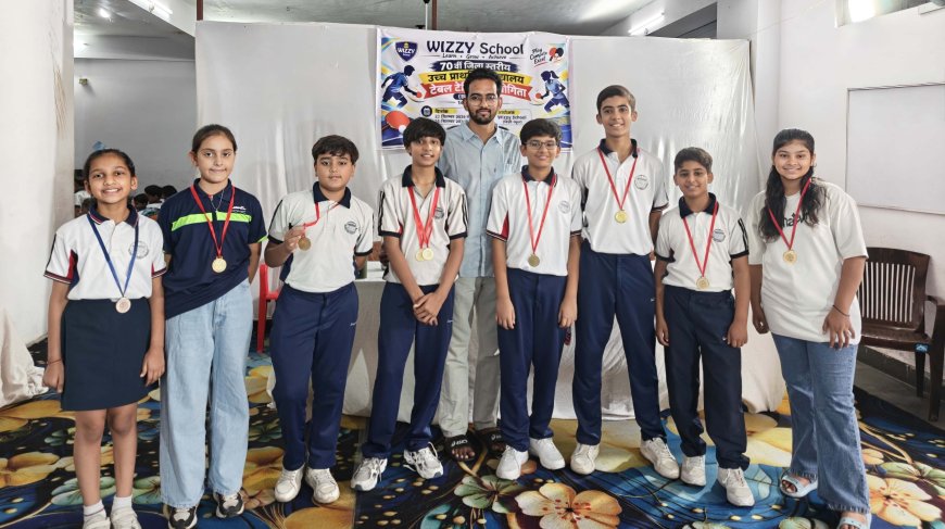 70वीं जिला स्तरीय टेबल टेनिस प्रतियोगिता: बालक वर्ग में संगम और बालिका वर्ग में न्यू लुक स्कूल बना जिला चैंपियन