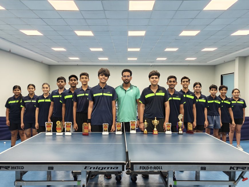 जिला टेबल टेनिस प्रतियोगिता में महेश स्पोर्ट्स अकादमी का जलवा; विभिन्न आयु वर्ग में 14 खिलाड़ियों का राज्य स्तर पर हुआ चयन