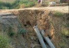 खरसनकी-तालड़ा मार्ग पर बारिश से पुलिया ढही: 3.87 लाख की लागत पर उठे सवाल, खेतों तक वाहन न पहुंचने से किसान परेशान