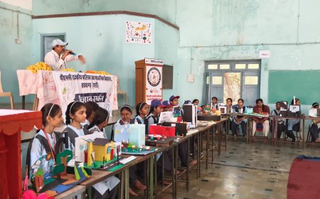 पीएम श्री स्कूल तखतगढ़ में विज्ञान मेला और अंतर-विद्यालयी प्रतियोगिता आयोजित, एआई व मशीन लर्निंग प्रोजेक्ट्स रहे आकर्षण का केंद्र