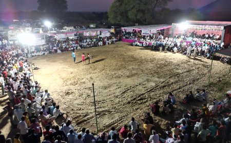 पचलंगी में कल सजेगा कुश्ती दंगल: देश-विदेश के पहलवान दिखाएंगे दांव-पेच, 1.01 लाख की होगी आखिरी कुश्ती