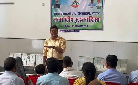 अंतरराष्ट्रीय वृद्धजन दिवस पर आरबीएम चिकित्सालय में लगा रामाश्रय कैंप, 164 बुजुर्गों ने लिया परामर्श