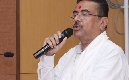 शुभेंदु बोले- बंगाल से TMC का नाम-ओ-निशान मिट गया:नंदीग्राम में BJP प्रत्याशी के लिए प्रचार करने पहुंचे; इसी सीट पर ममता को हराया था