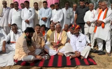 सड़कें केवल रास्ता नहीं, गांवों के विकास की नींव: गृह राज्य मंत्री बेढ़म ने बृजनगर में ₹5.86 करोड़ की 9 सड़कों का किया शिलान्यास