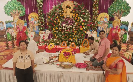 भरतपुर में श्री श्याम महोत्सव पर उमड़ा जनसैलाब: भजनों की सरिता में झूमे श्रद्धालु, 56 भोग के साथ सजा बाबा का अलौकिक दरबार