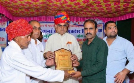 पचलंगी में श्री मातेश्वरी कुश्ती दंगल का समापन: मंत्री झाबर सिंह खर्रा के आतिथ्य में सम्मानित हुए भामाशाह महावीर यादव और पत्रकार