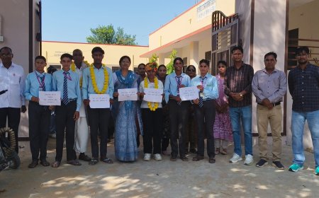 उदयपुरवाटी: पंचायतराज चुनावों को लेकर टोंक छिलरी विद्यालय में निकाली गई मतदाता जागरूकता रैली, खिलाड़ी मनीषा बनीं ब्रांड एंबेसडर