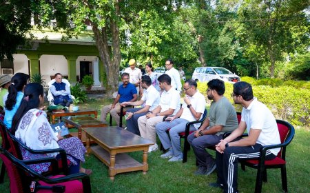 भरतपुर: मुख्य सचिव वी. श्रीनिवास ने केवलादेव राष्ट्रीय उद्यान का किया दौरा, जल उपलब्धता और पर्यटक सुविधाओं का लिया जायजा