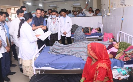 भरतपुर में स्वास्थ्य सेवाओं की उच्चस्तरीय समीक्षा: मुख्य सचिव ने प्रसूताओं और नवजात शिशुओं को बेहतर इलाज देने के दिए निर्देश