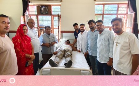 बावड़ी और गंगाणी में विकसित भारत जन सेवा अभियान के तहत रक्तदान शिविर आयोजित: 55 रक्तदाताओं ने स्वेच्छा से किया रक्तदान